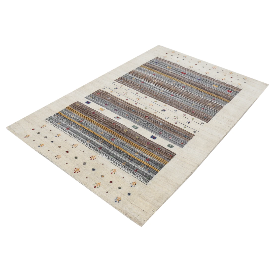 Hand Made Lori Wool Rug 3' 11" X 5' 9"