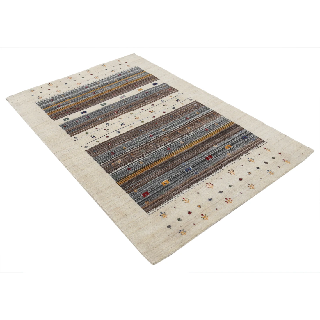 Hand Made Lori Wool Rug 3' 11" X 5' 9"