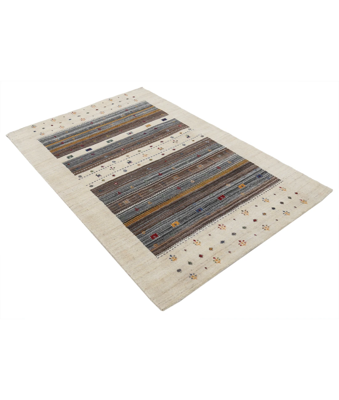 Hand Made Lori Wool Rug 3' 11" X 5' 9"