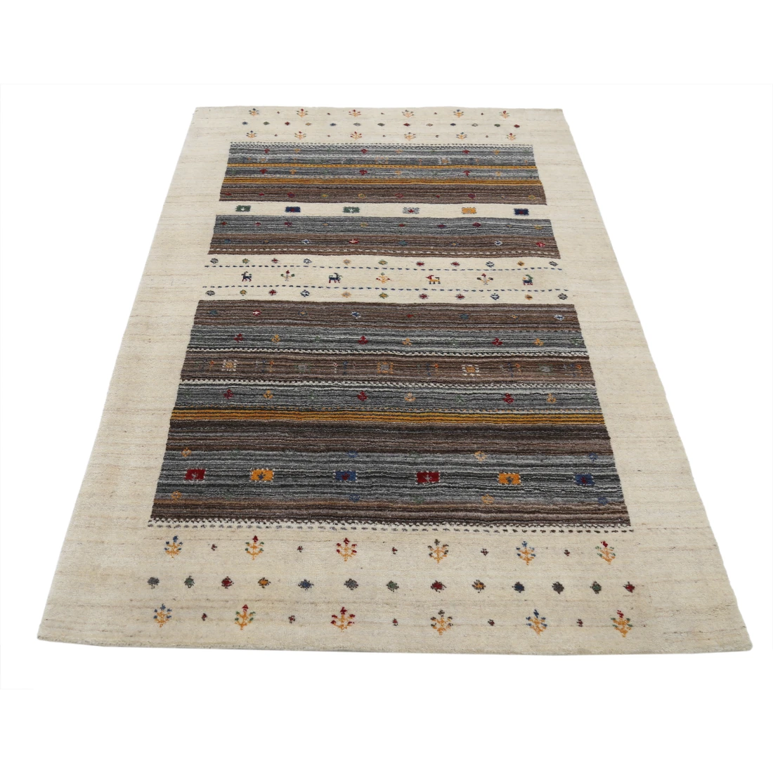 Hand Made Lori Wool Rug 3' 11" X 5' 9"