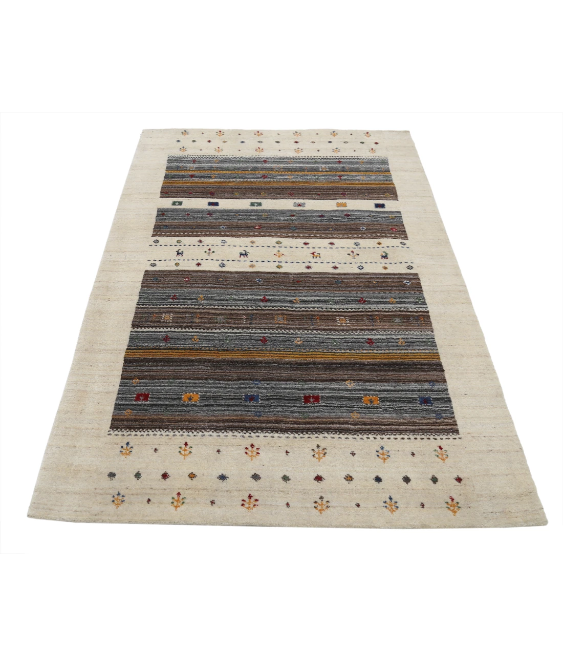 Hand Made Lori Wool Rug 3' 11" X 5' 9"