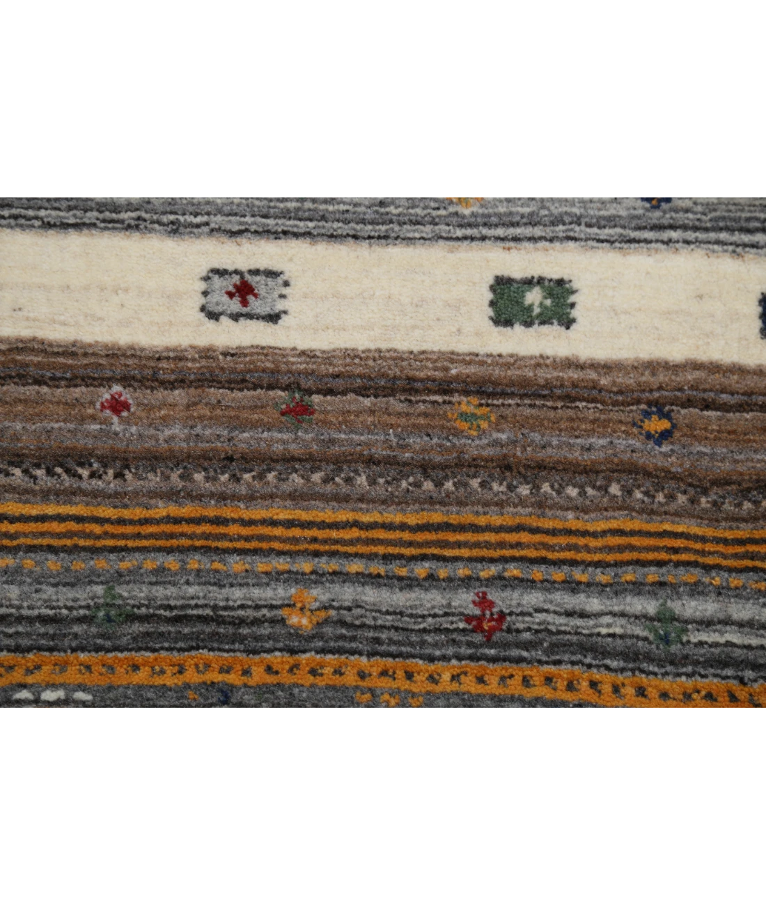 Hand Made Lori Wool Rug 4' 0" X 5' 10"