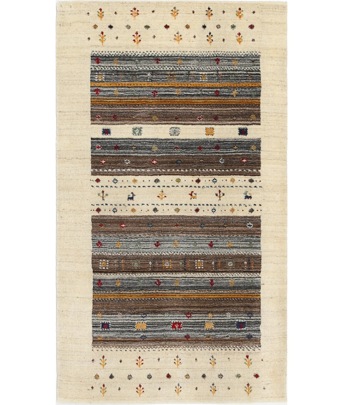 Hand Made Lori Wool Rug 3' 0" X 5' 3"
