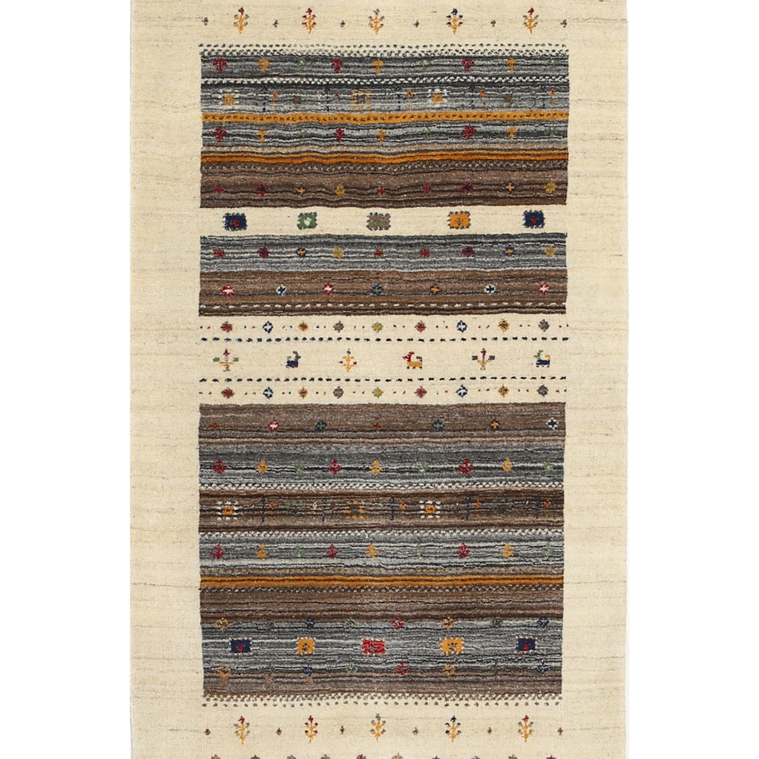 Hand Made Lori Wool Rug 3' 0" X 5' 3"