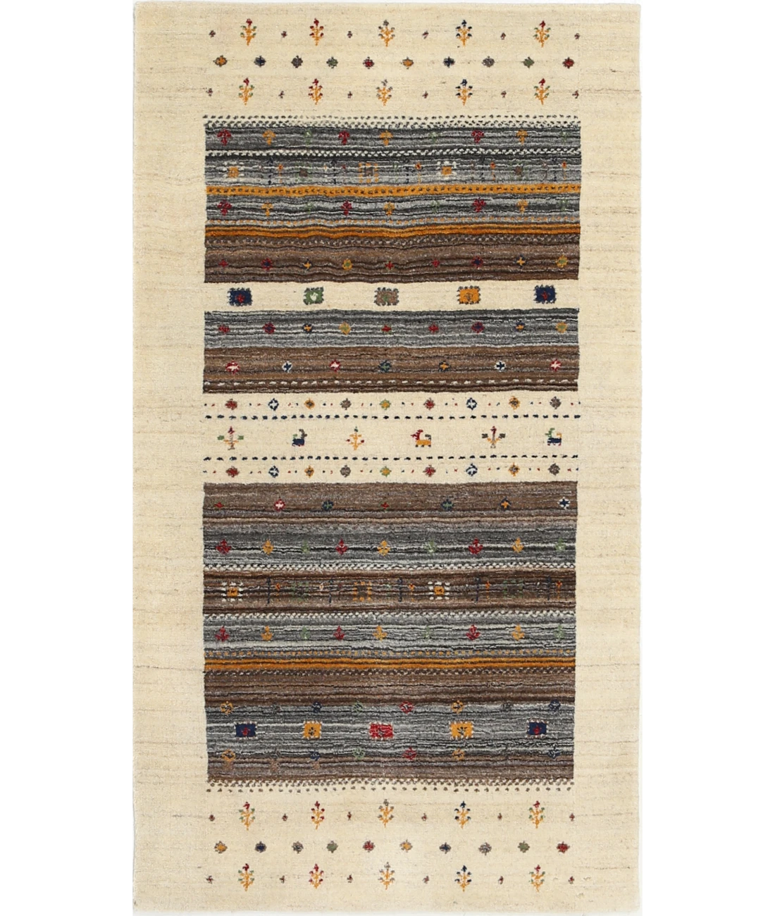 Hand Made Lori Wool Rug 3' 0" X 5' 3"