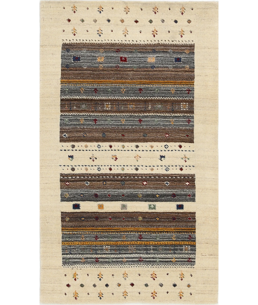 Hand Made Lori Wool Rug 3' 0" X 5' 2"
