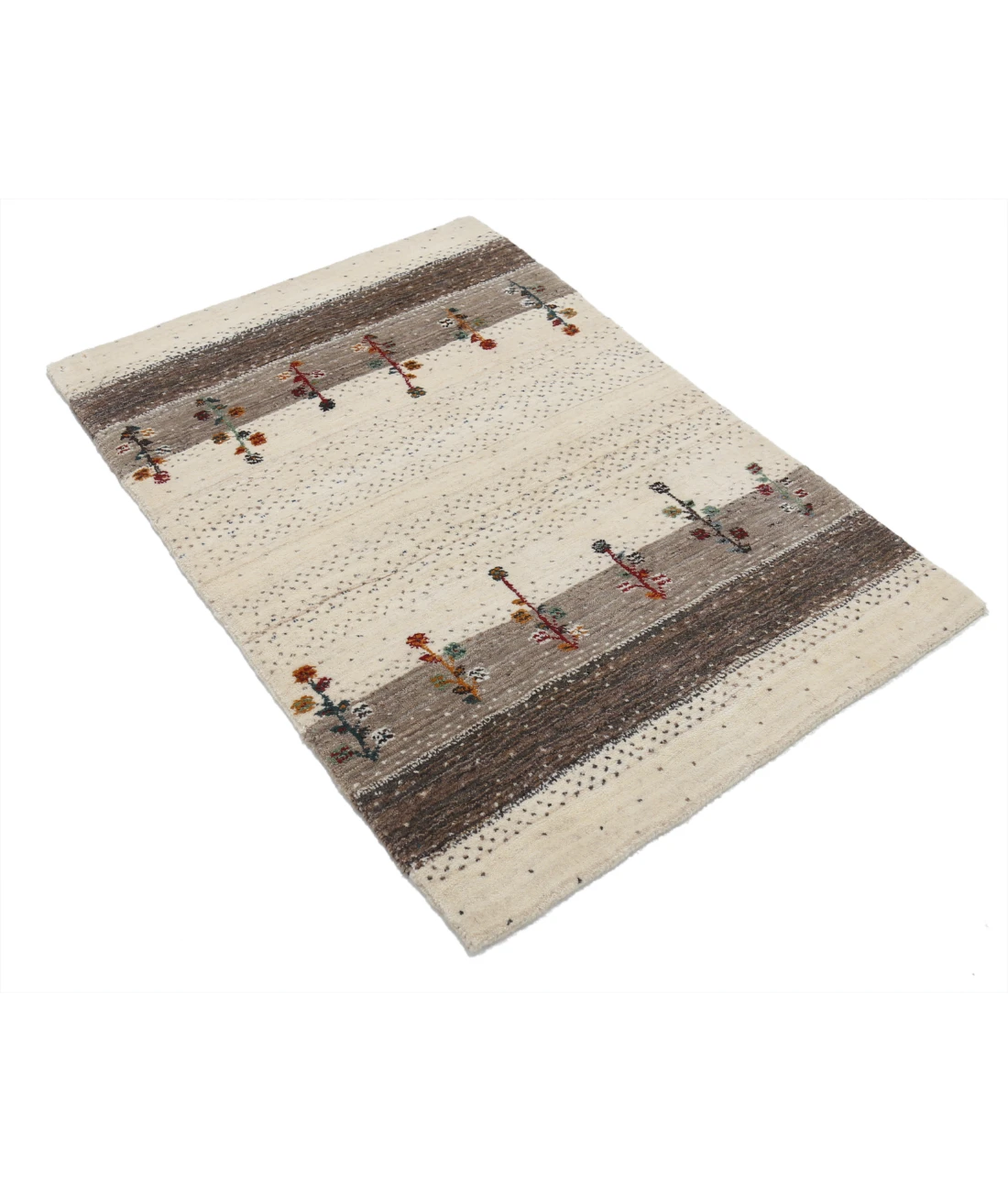 Hand Made Lori Wool Rug 2' 9" X 3' 11"