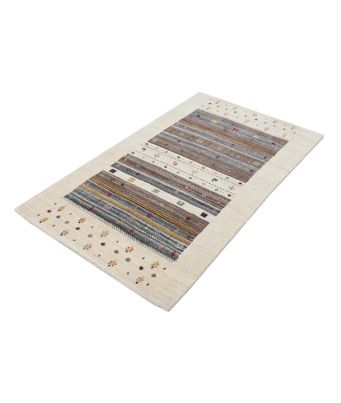 Hand Made Lori Wool Rug 3' 0" X 5' 3"