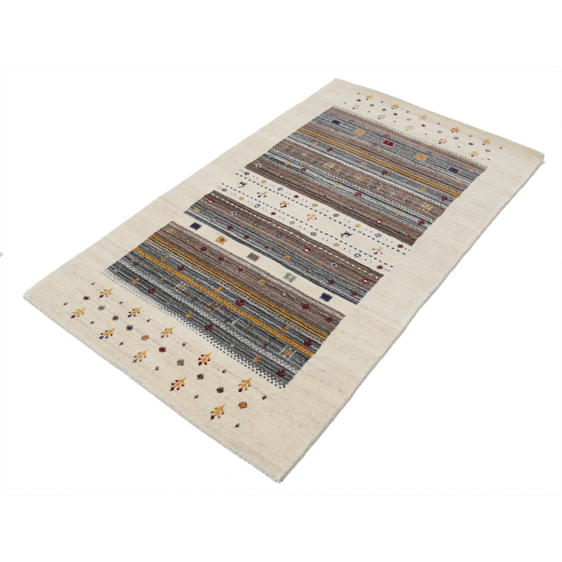 Hand Made Lori Wool Rug 3' 0" X 5' 2"