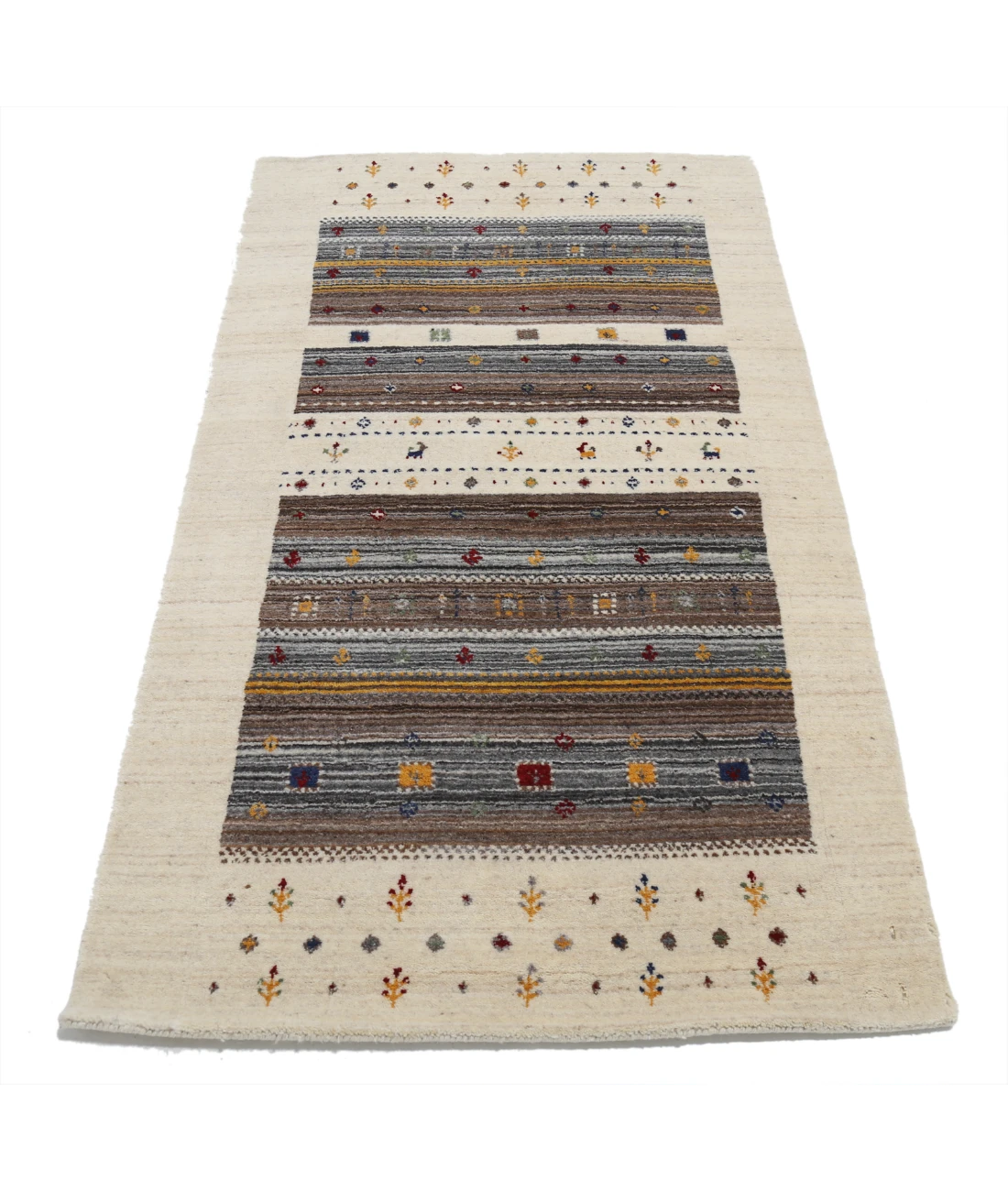 Hand Made Lori Wool Rug 3' 0" X 5' 2"