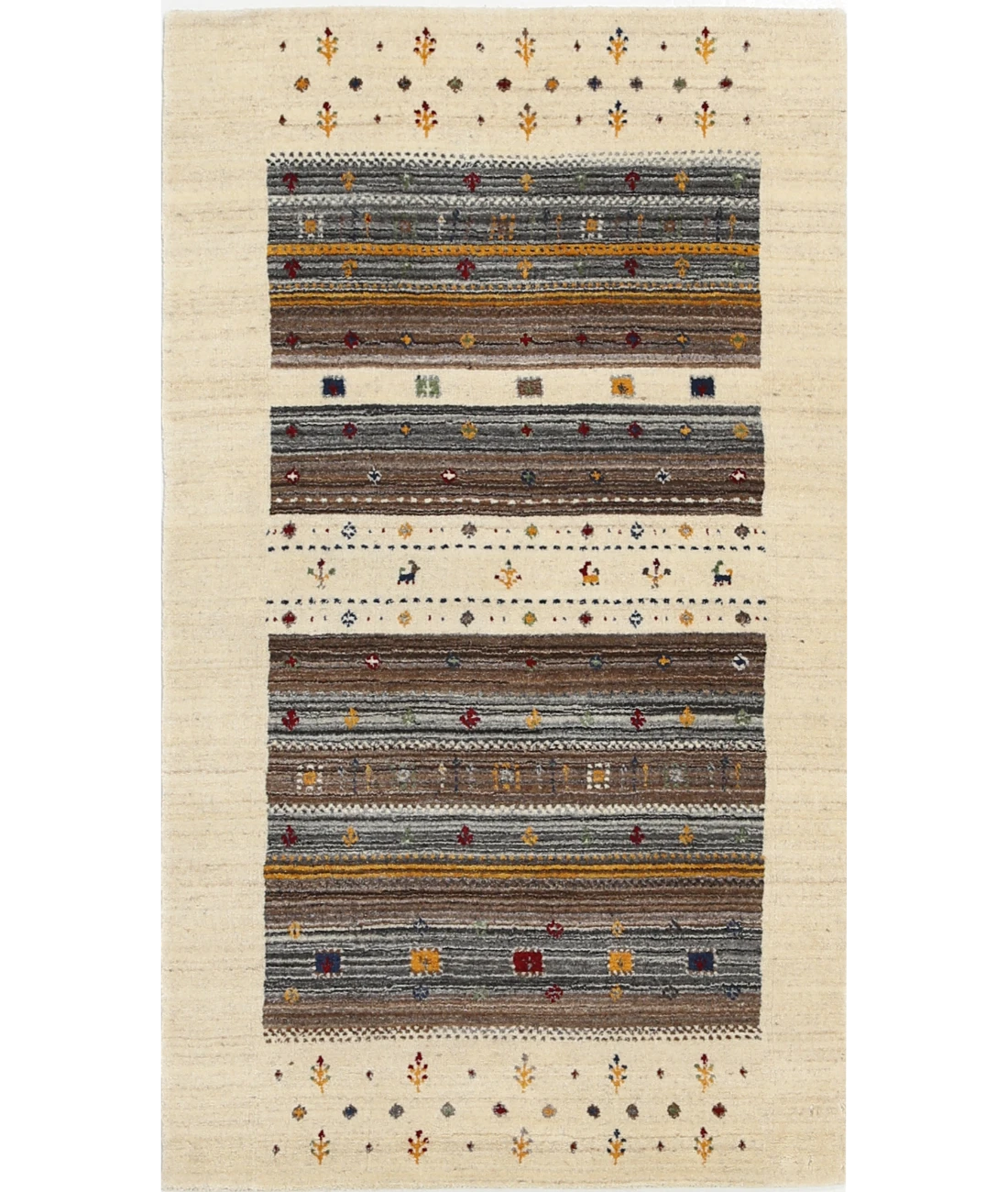 Hand Made Lori Wool Rug 3' 0" X 5' 2"