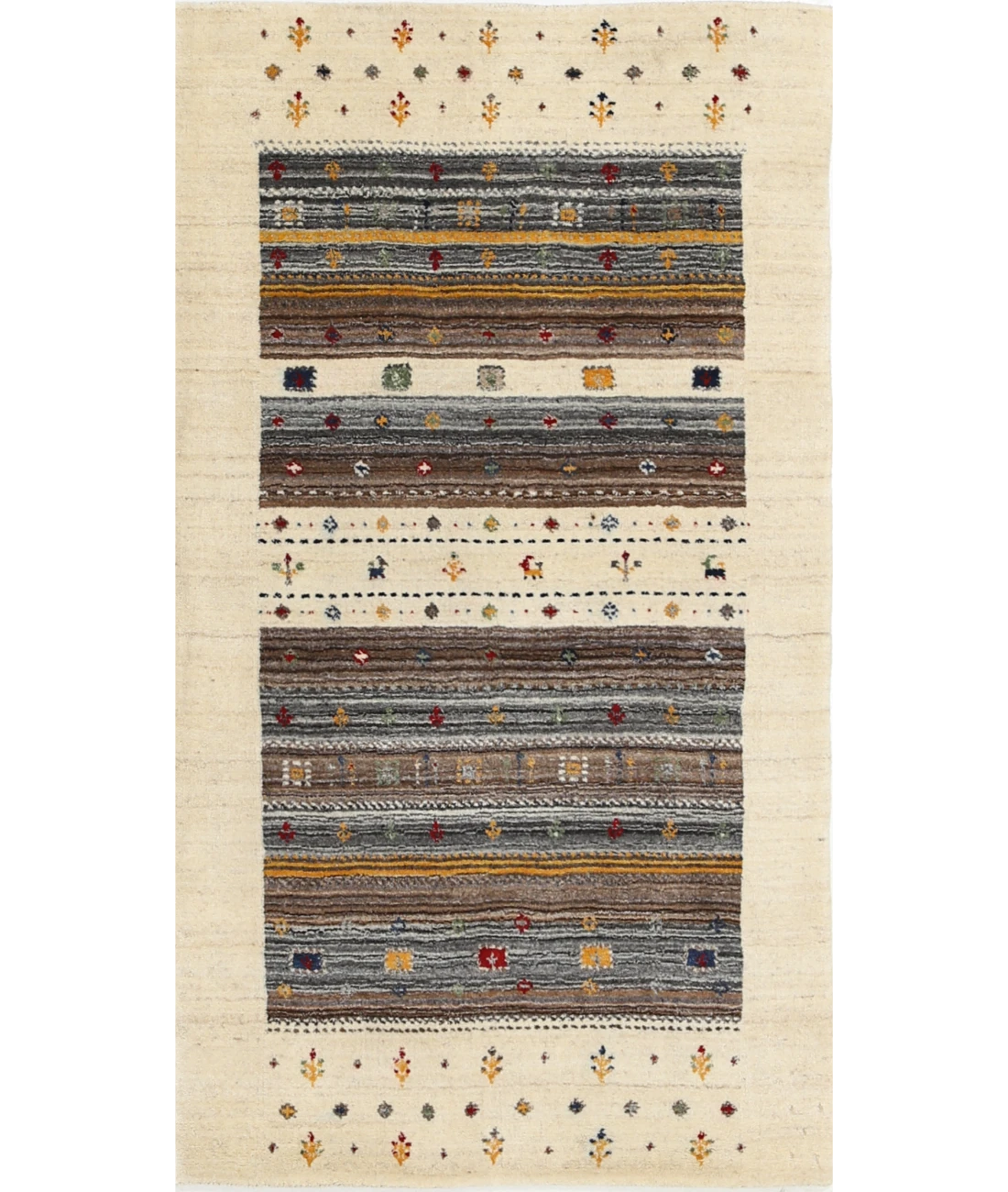 Hand Made Lori Wool Rug 2' 11" X 5' 2"