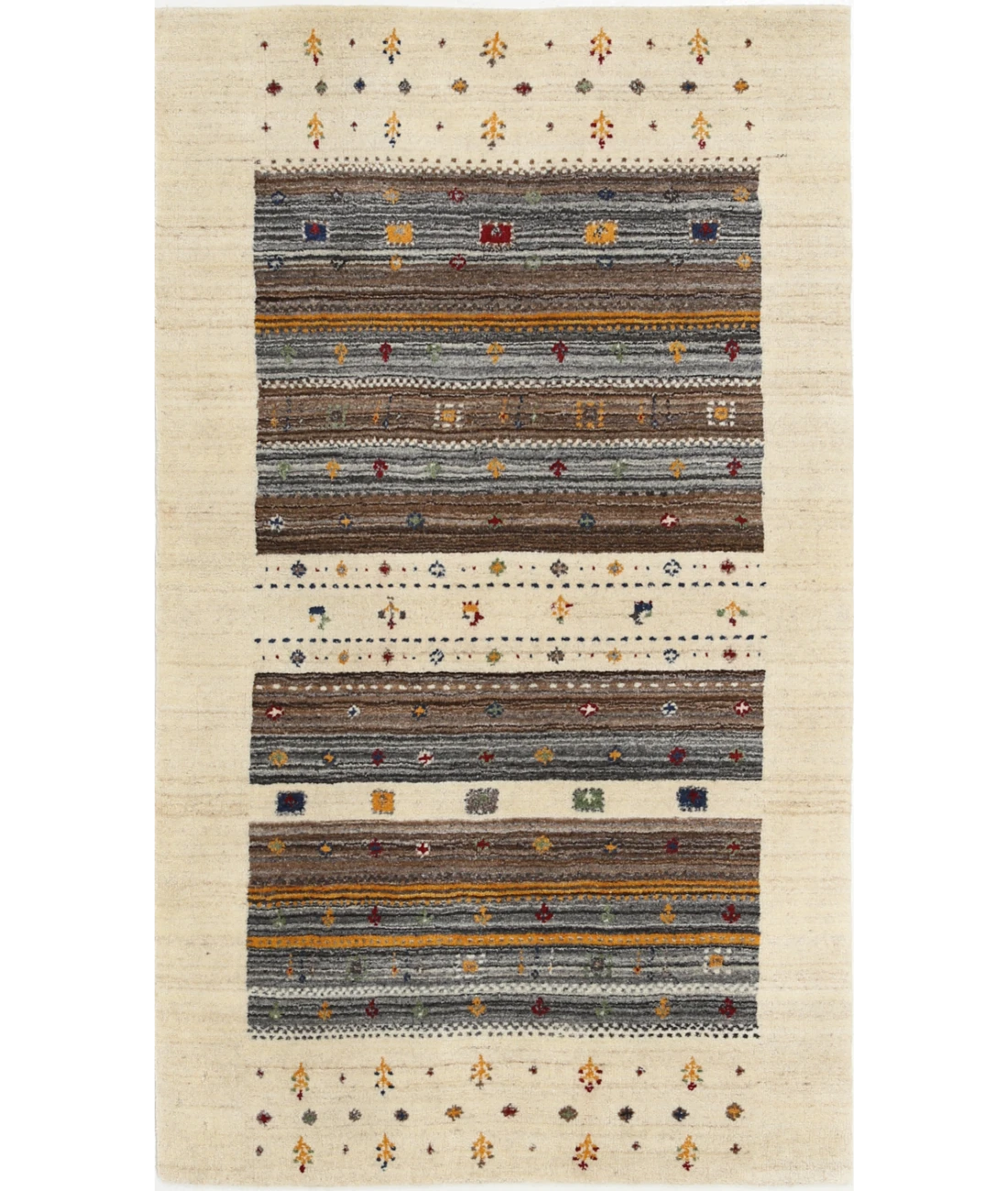 Hand Made Lori Wool Rug 3' 0" X 5' 2"
