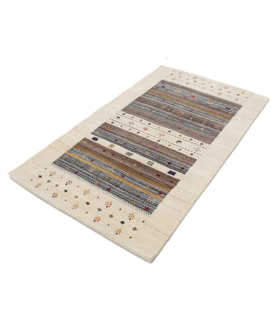 Hand Made Lori Wool Rug 3' 0" X 5' 2"