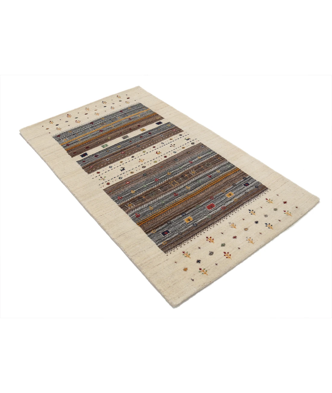Hand Made Lori Wool Rug 3' 0" X 5' 2"