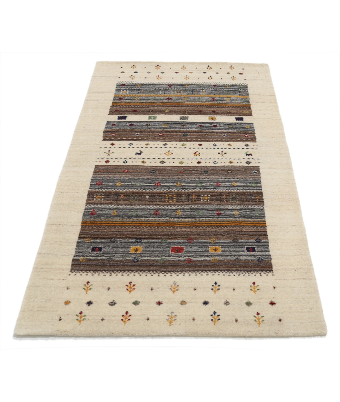 Hand Made Lori Wool Rug 3' 0" X 5' 2"