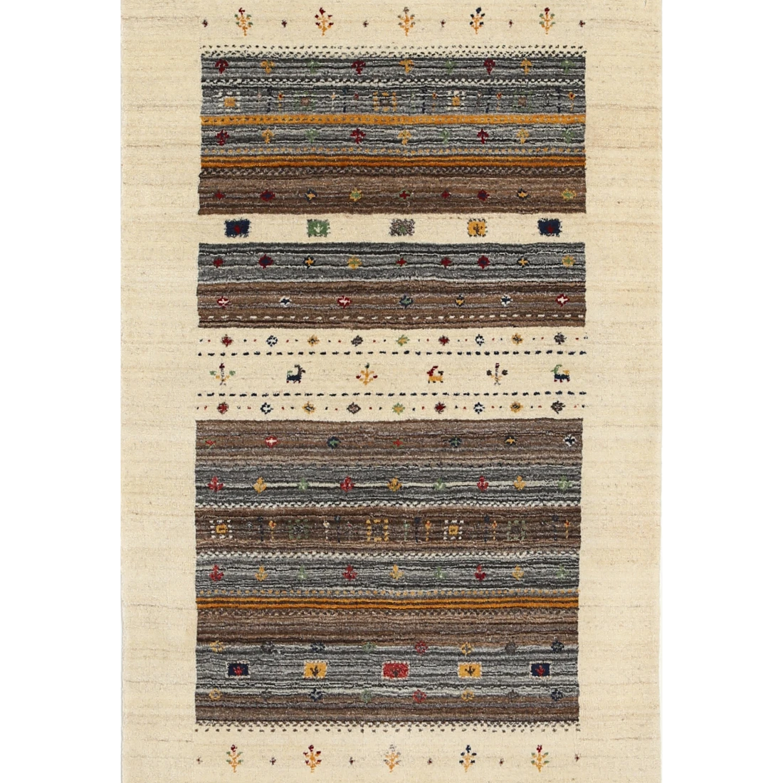 Hand Made Lori Wool Rug 3' 0" X 5' 2"