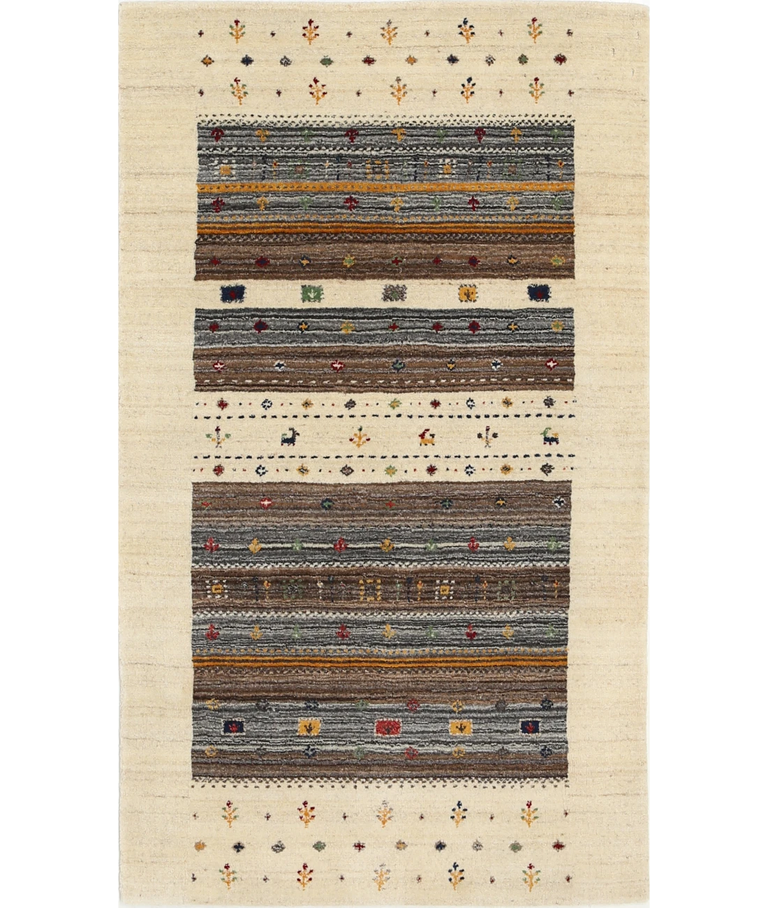 Hand Made Lori Wool Rug 3' 0" X 5' 2"
