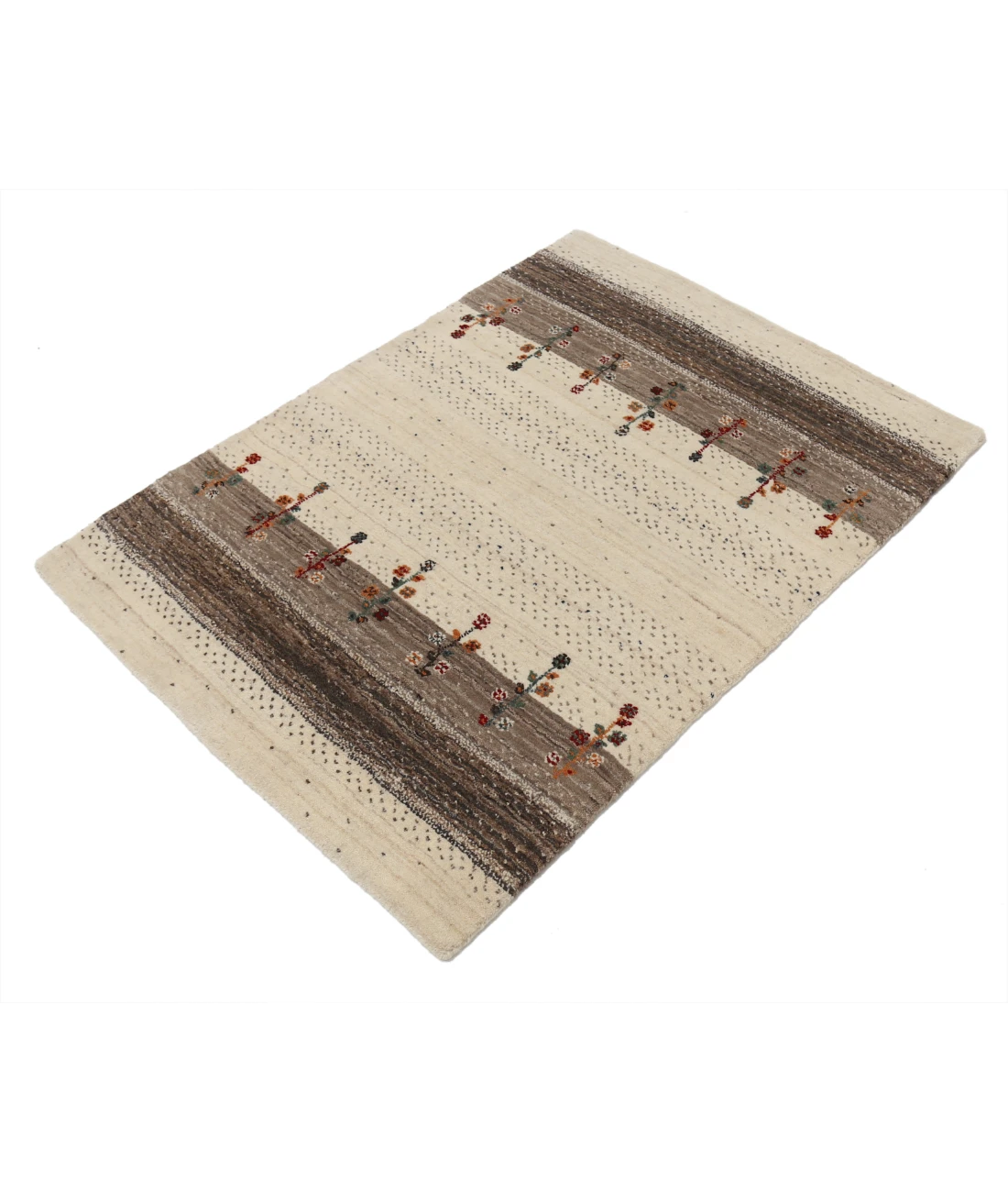 Hand Made Lori Wool Rug 2' 11" X 3' 11"