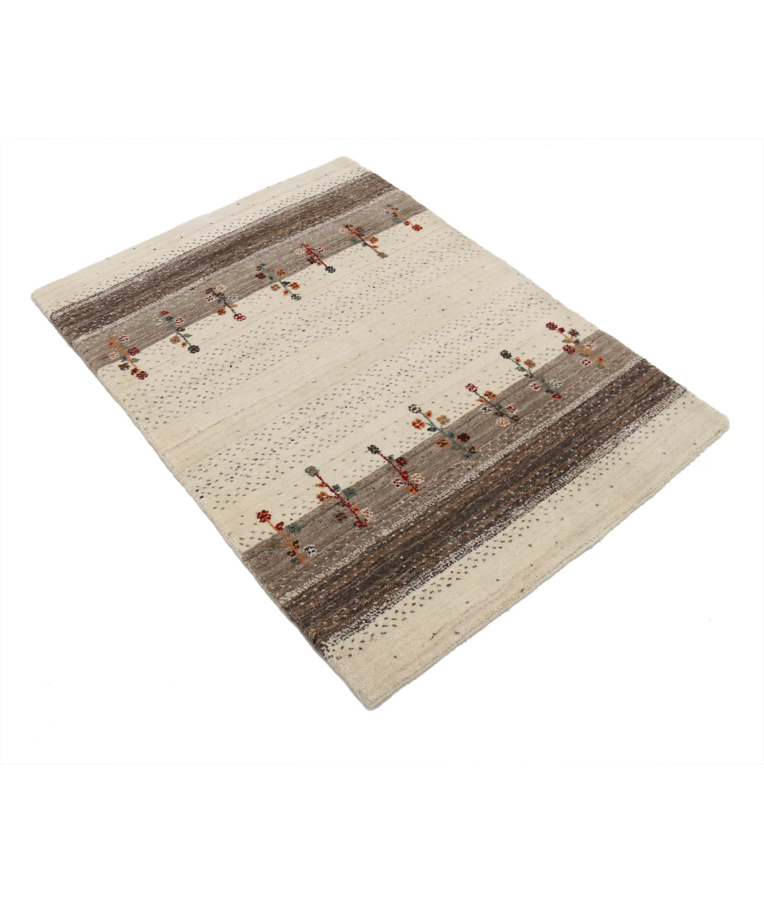 Hand Made Lori Wool Rug 2' 11" X 3' 11"