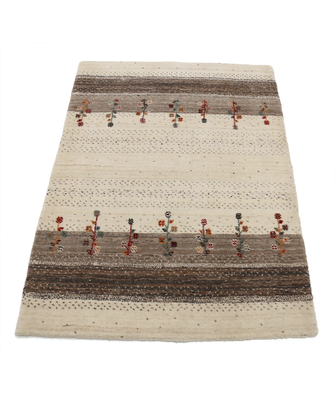 Hand Made Lori Wool Rug 2' 11" X 3' 11"