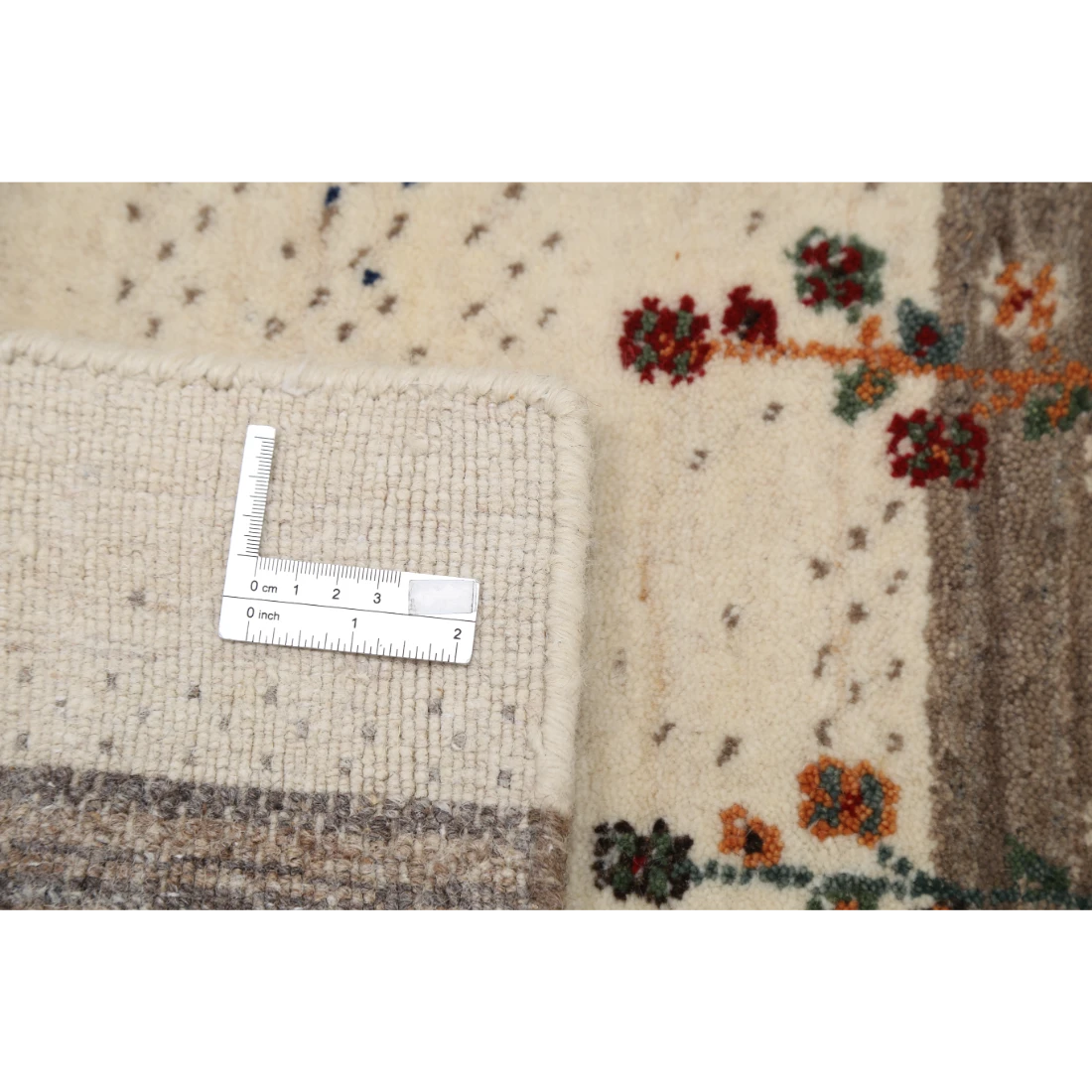 Hand Made Lori Wool Rug 2' 11" X 3' 11"
