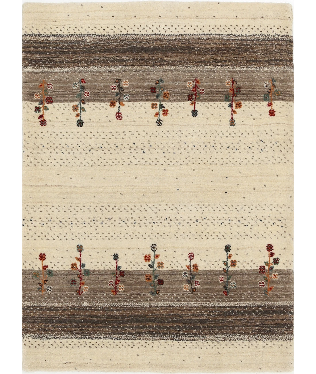 Hand Made Lori Wool Rug 2' 11" X 3' 11"
