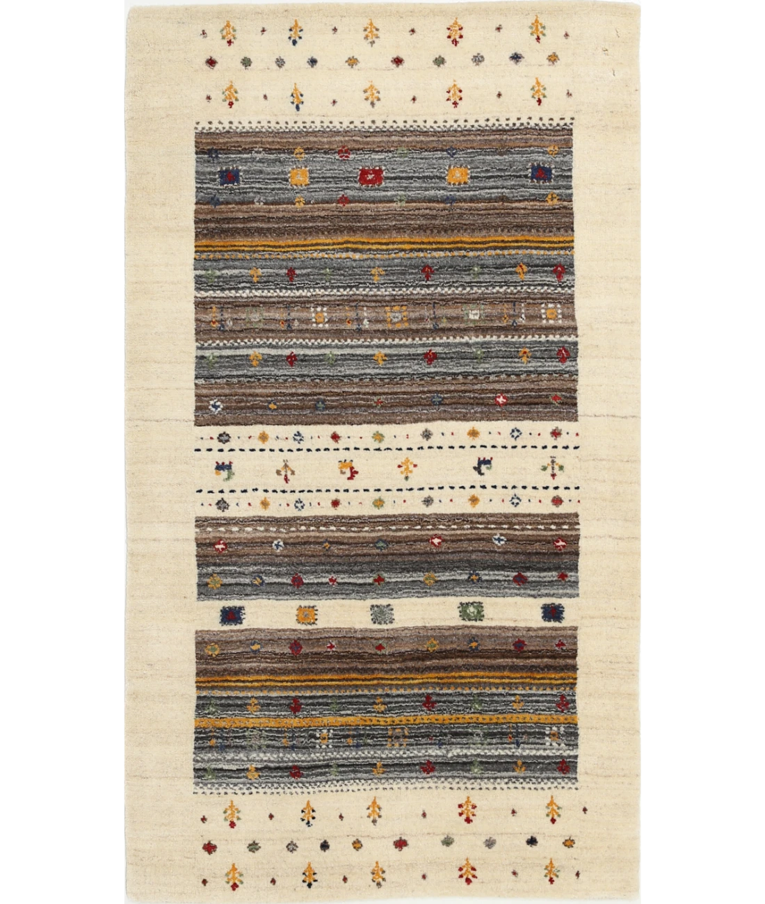 Hand Made Lori Wool Rug 2' 11" X 5' 2"