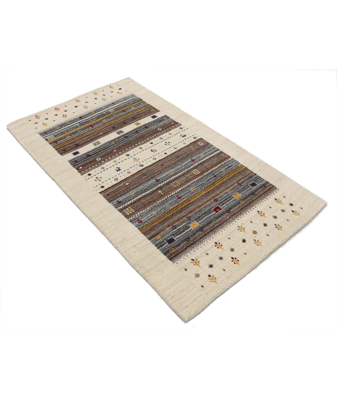 Hand Made Lori Wool Rug 3' 0" X 5' 2"