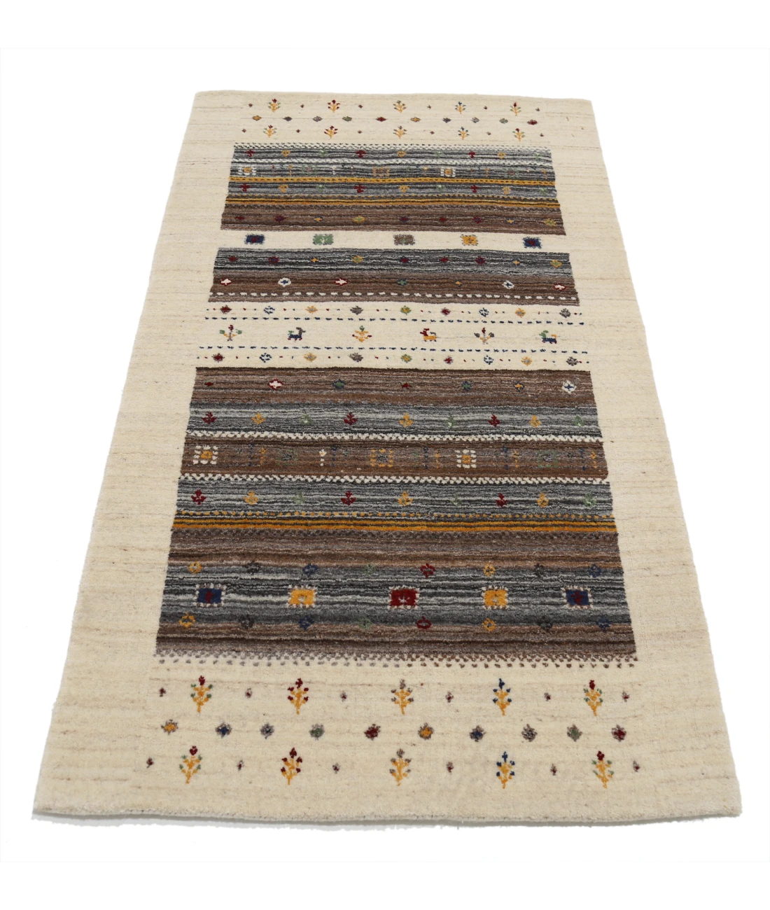 Hand Made Lori Wool Rug 3' 0" X 5' 2"