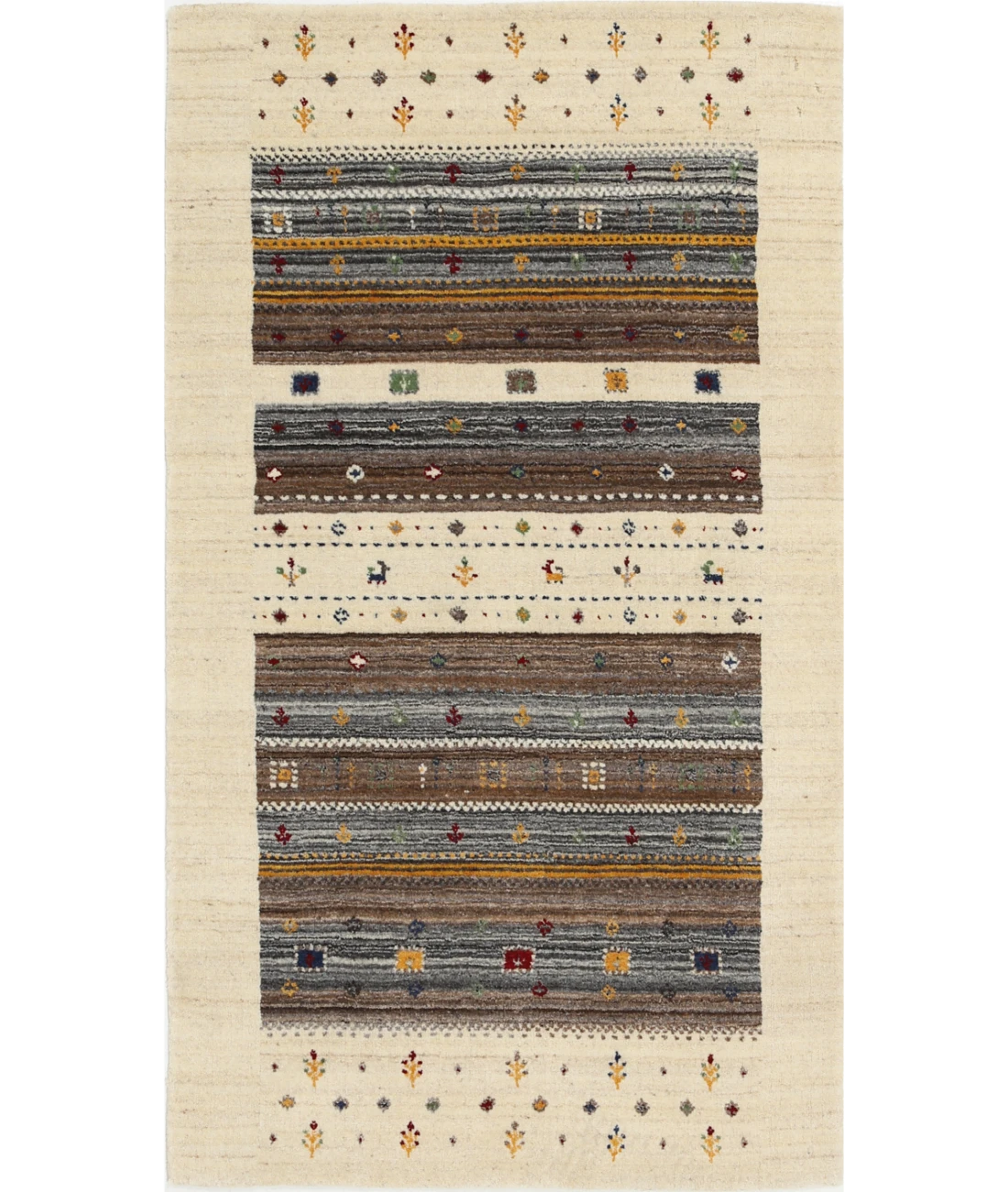 Hand Made Lori Wool Rug 3' 0" X 5' 2"