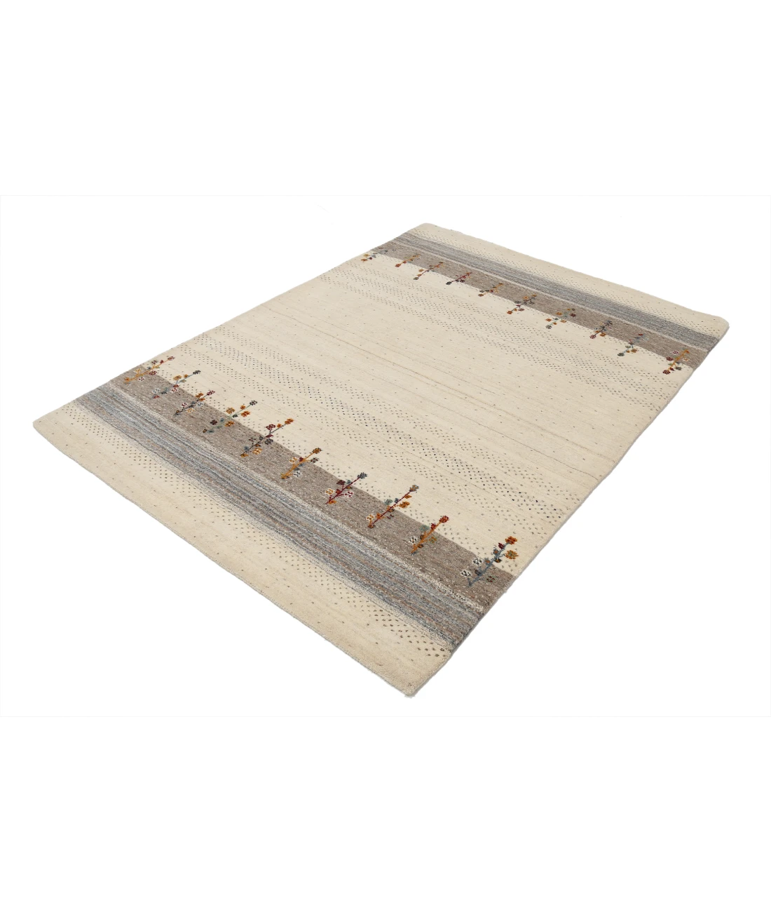 Hand Made Lori Wool Rug 4' 7" X 6' 6"