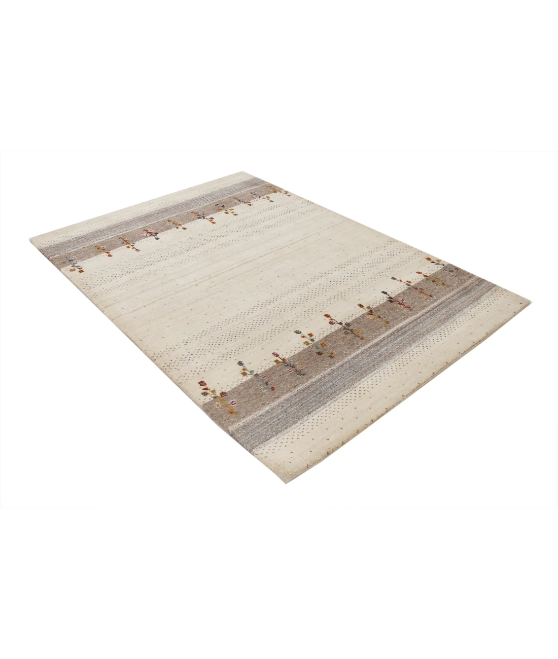 Hand Made Lori Wool Rug 4' 7" X 6' 6"