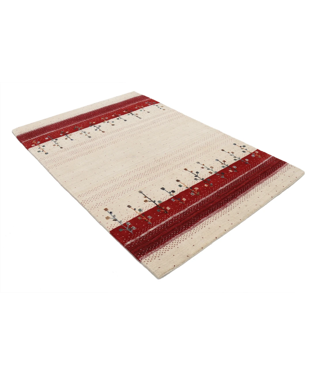 Hand Made Lori Wool Rug 4' 6" X 6' 5"