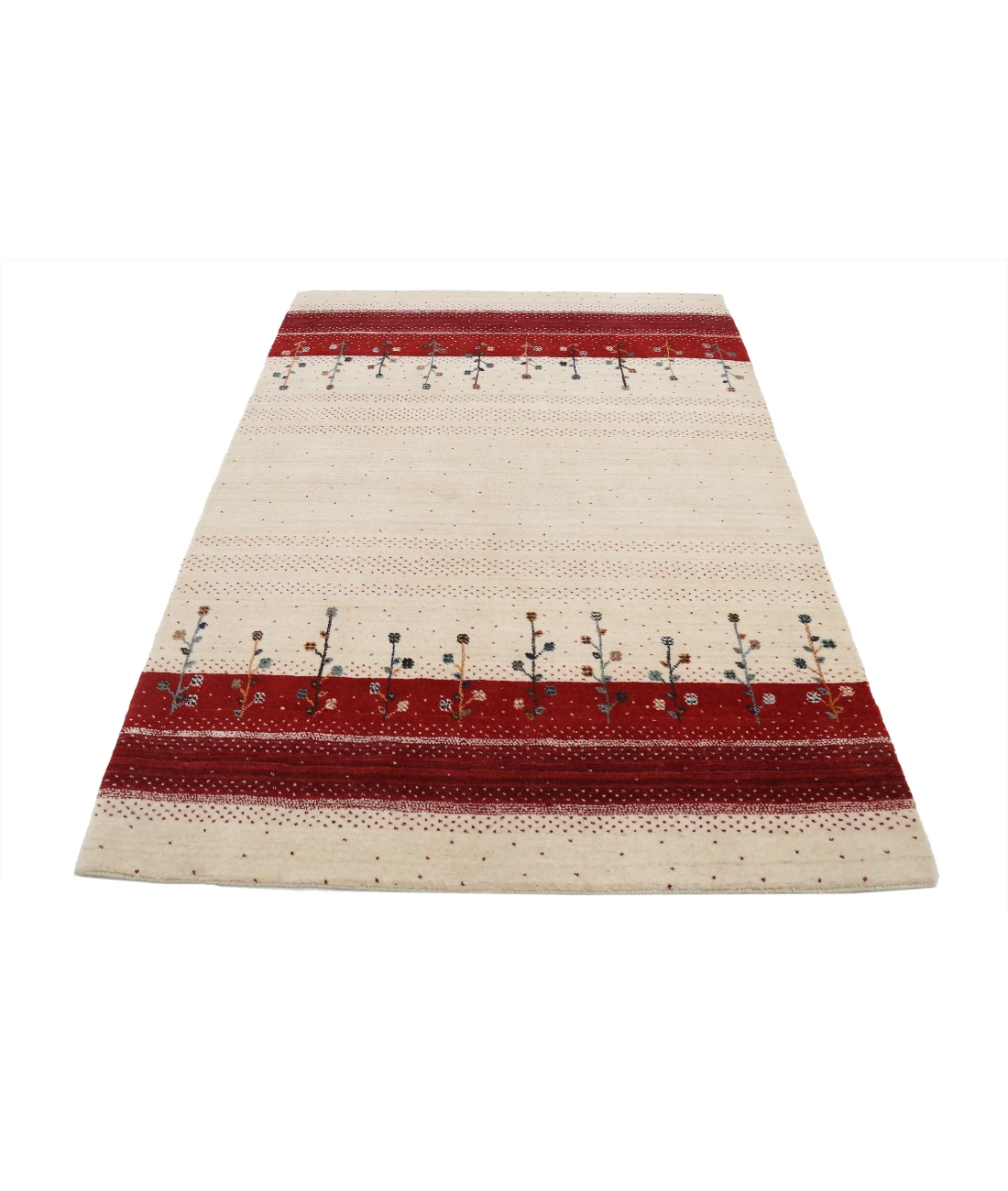 Hand Made Lori Wool Rug 4' 6" X 6' 5"