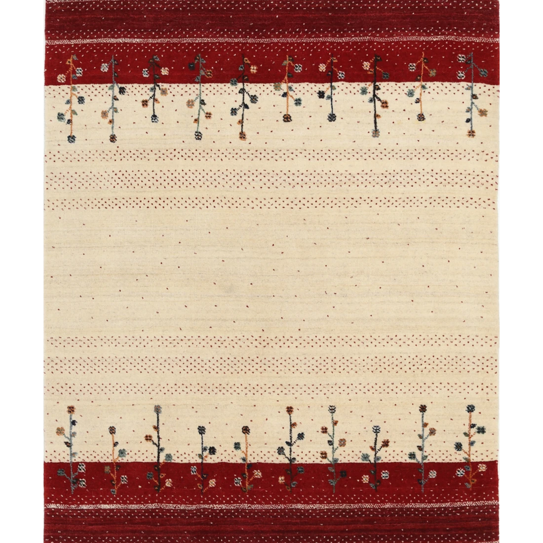 Hand Made Lori Wool Rug 4' 6" X 6' 5"