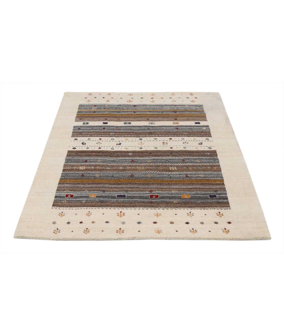 Hand Made Lori Wool Rug 3' 11" X 5' 8"