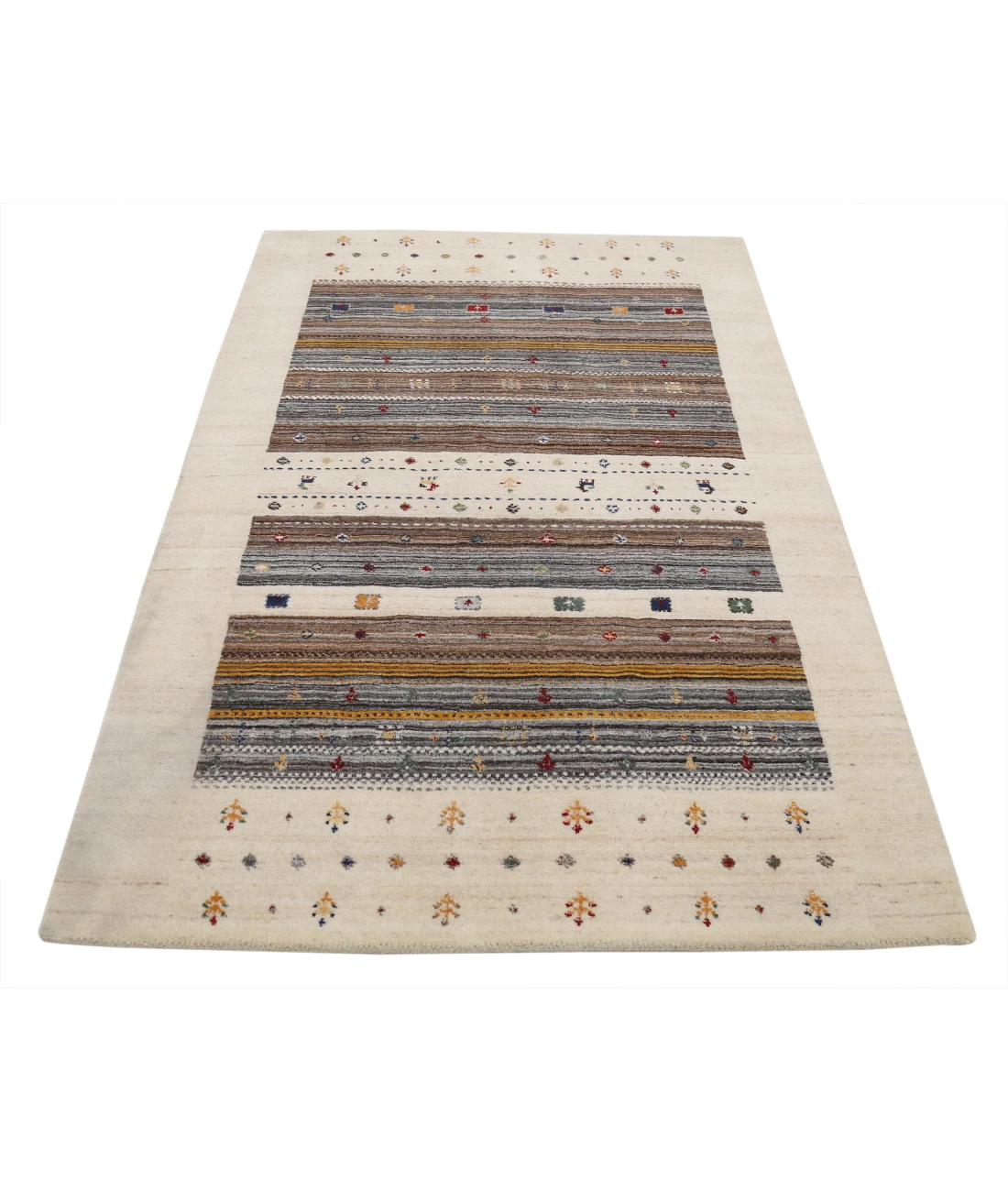 Hand Made Lori Wool Rug 3' 11" X 5' 8"