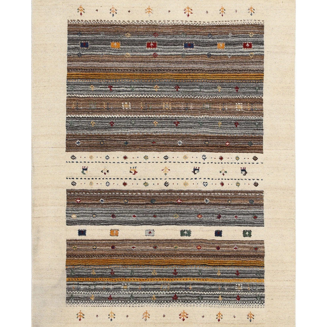 Hand Made Lori Wool Rug 3' 11" X 5' 8"