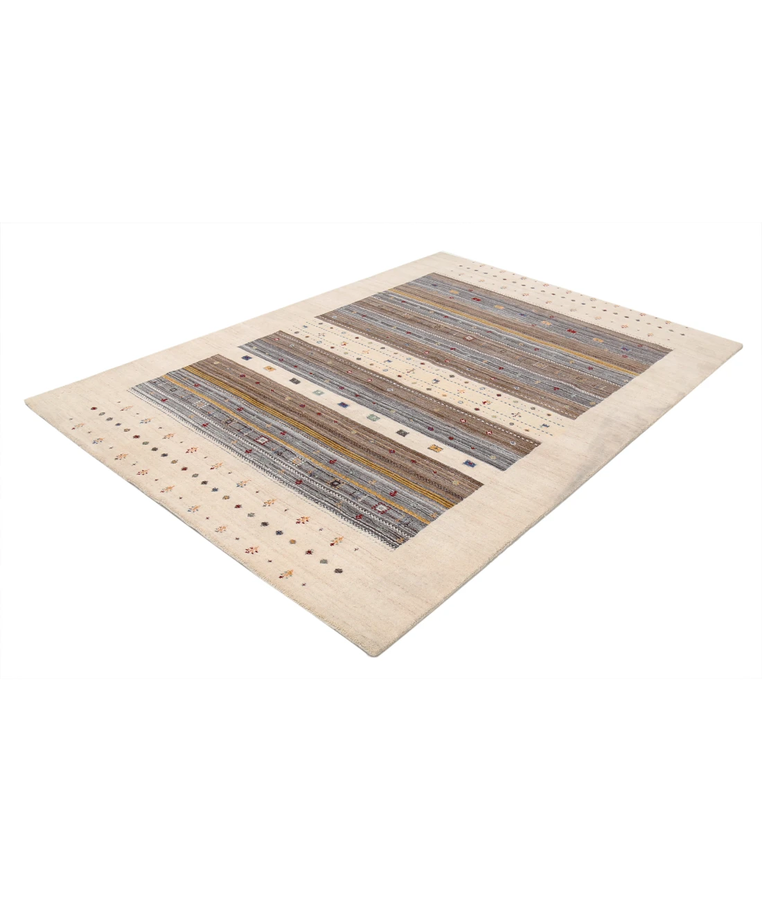 Hand Made Lori Wool Rug 5' 8" X 7' 7"