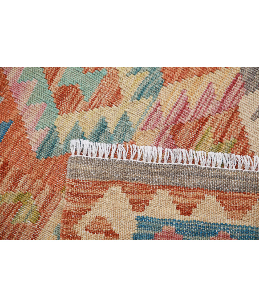 Hand Knotted Maimana Kilim Wool Kilim Rug - 2'8'' x 3'7'' 2'8'' x 3'7'' (80 X 108) / Multi / Multi