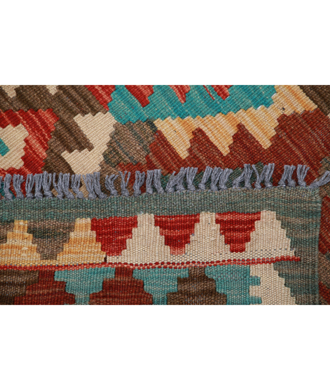 Hand Woven Maimana Kilim Wool Kilim Rug - 3'1'' x 5'1''