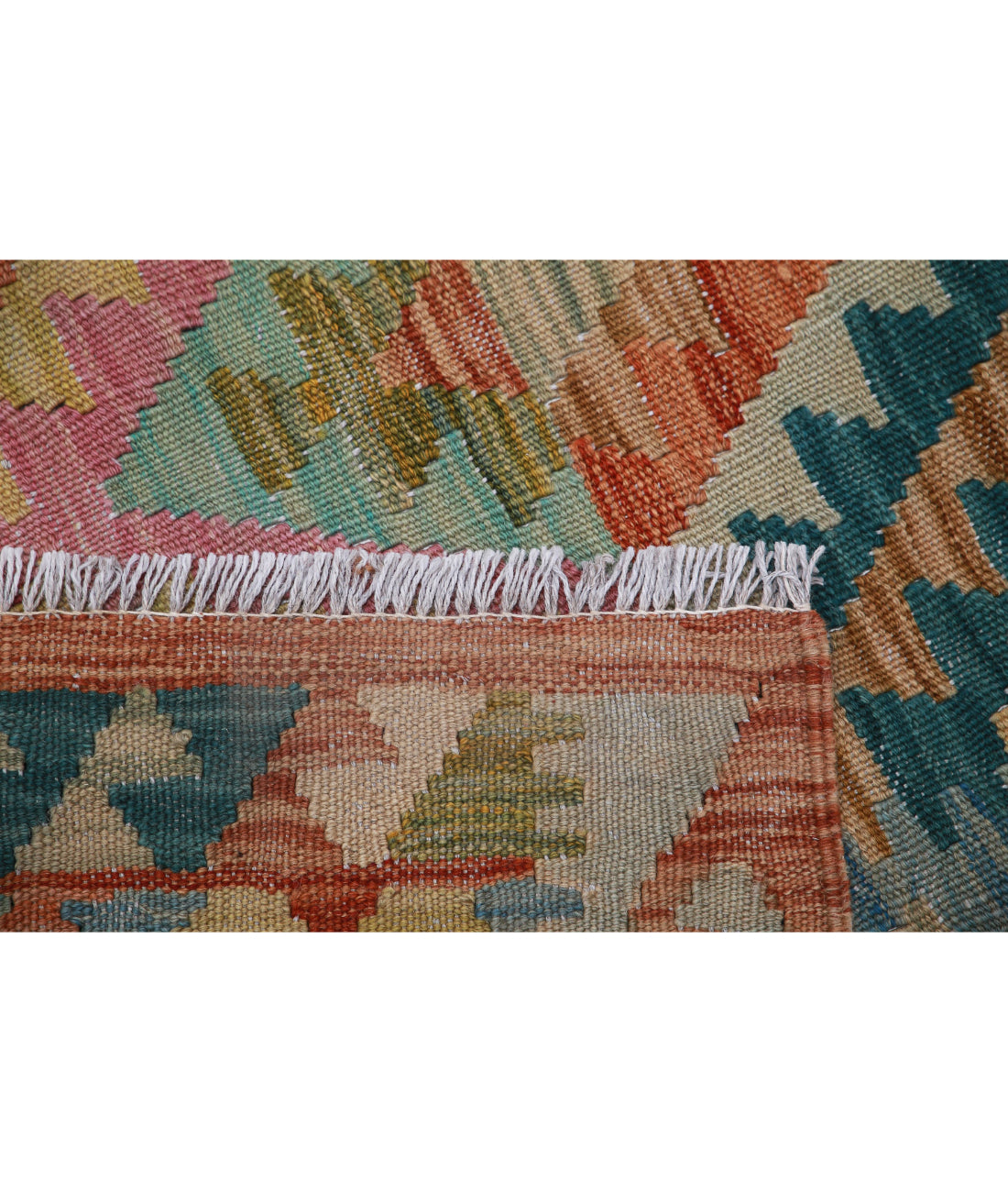 Hand Knotted Maimana Kilim Wool Kilim Rug - 3'3'' x 5'2'' 3'3'' x 5'2'' (98 X 155) / Multi / Multi