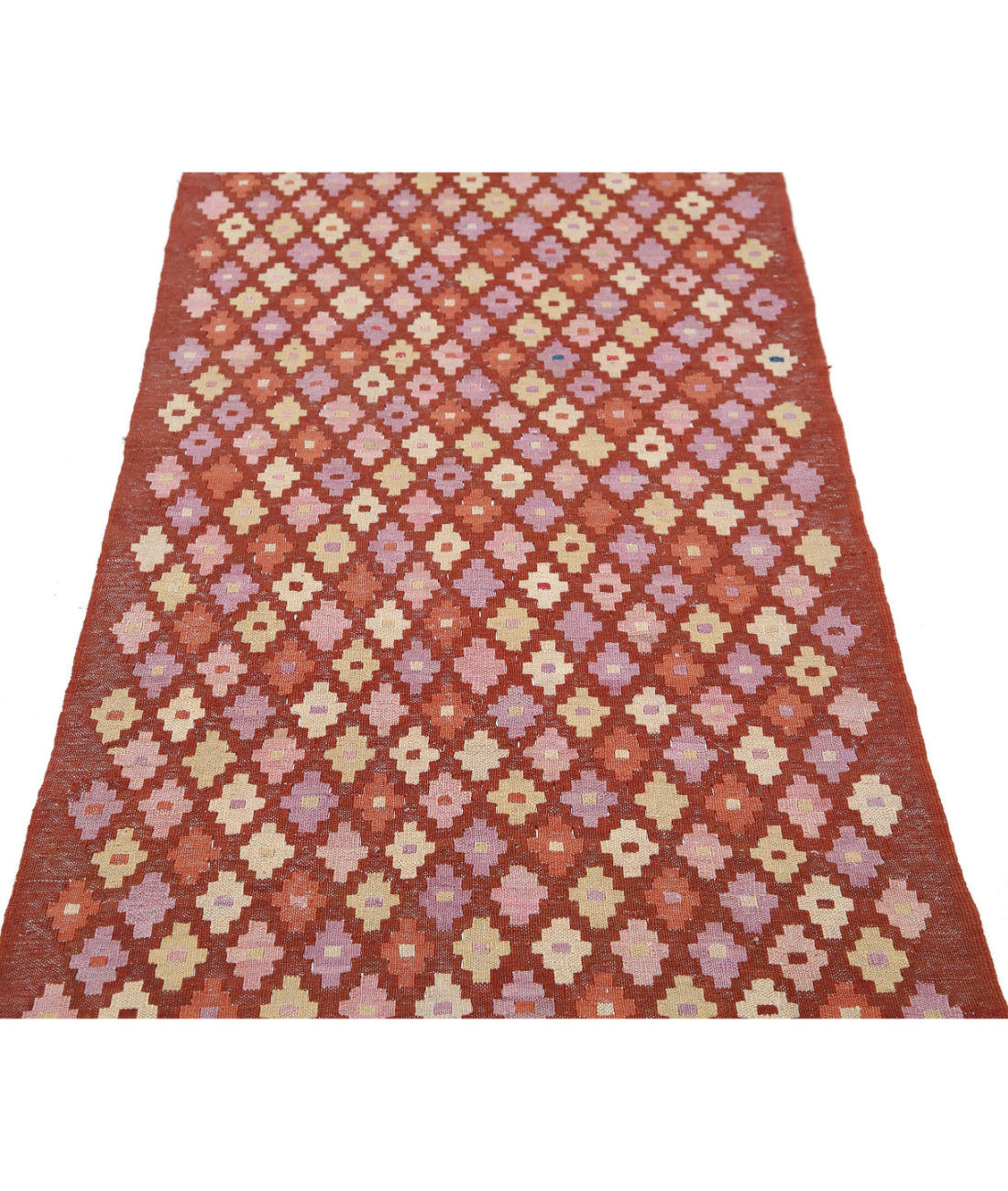 Hand Knotted Maimana Kilim Wool Kilim Rug - 2'8'' x 9'9'' 2'8'' x 9'9'' (80 X 293) / Multi / Multi