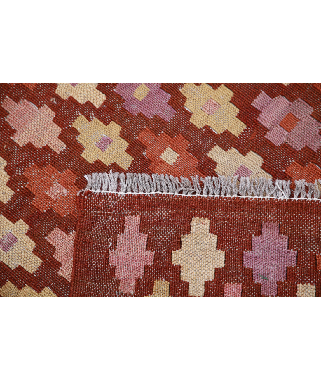 Hand Knotted Maimana Kilim Wool Kilim Rug - 2'8'' x 9'9'' 2'8'' x 9'9'' (80 X 293) / Multi / Multi