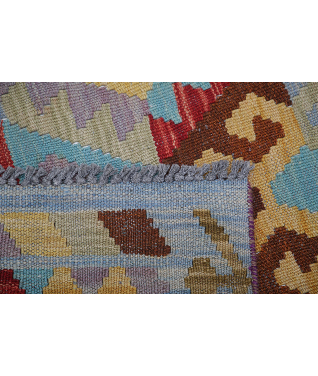 Hand Woven Maimana Kilim Wool Kilim Rug - 3'10'' x 6'0''