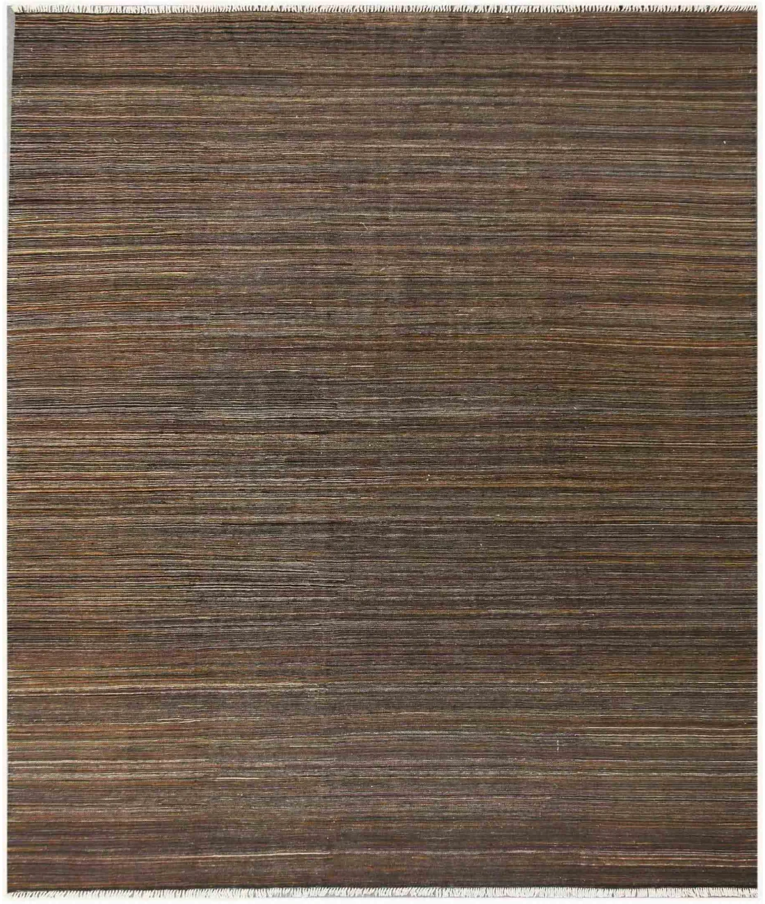 Hand Woven Natural Kilim Wool Rug 8' 5" X 9' 8"