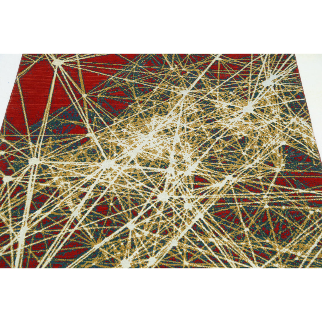 Alfombra de lana Dhanak - 4'0'' x 5'9''
