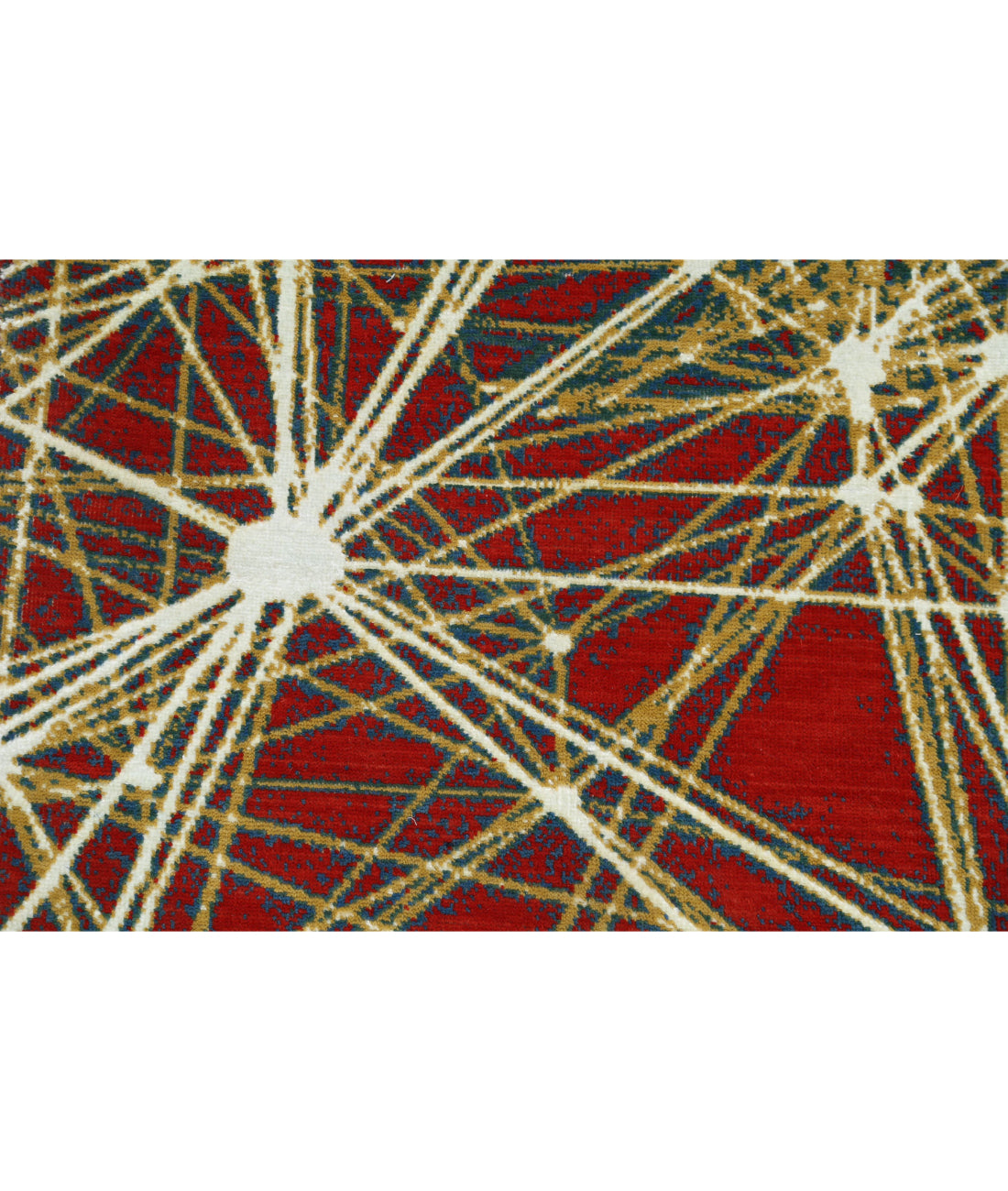 Alfombra de lana Dhanak - 4'0'' x 5'9''
