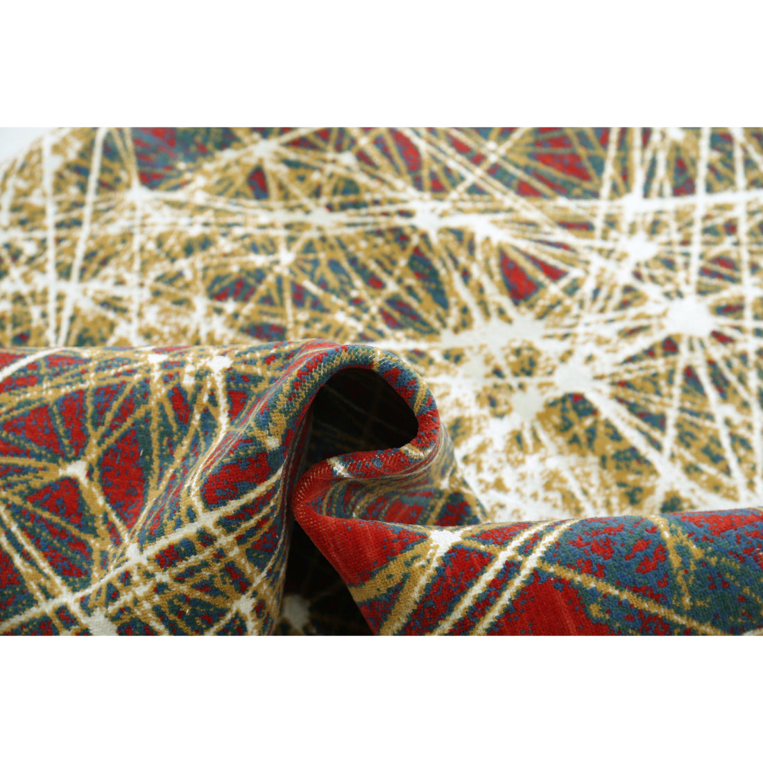 Alfombra de lana Dhanak - 4'0'' x 5'9''